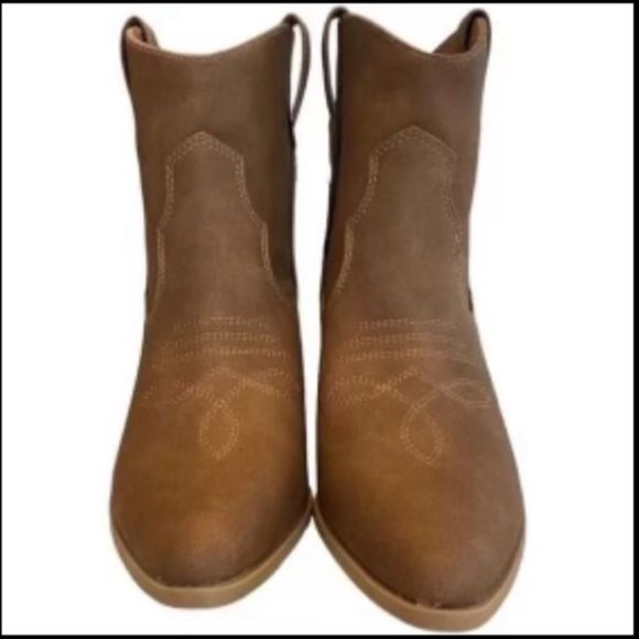 Rachel Zoe 'Rocky' dark Tan Suede Ankle NEW - Picture 2 of 7